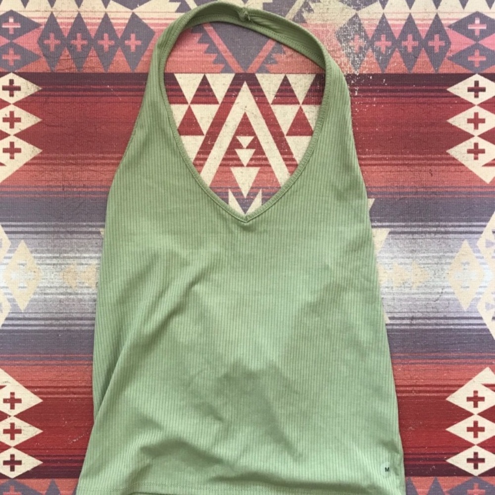 American eagle halter neck top